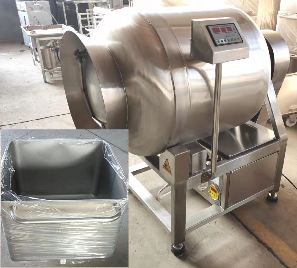 300L vacuum tumbler and meat cart shipped to Indonesia